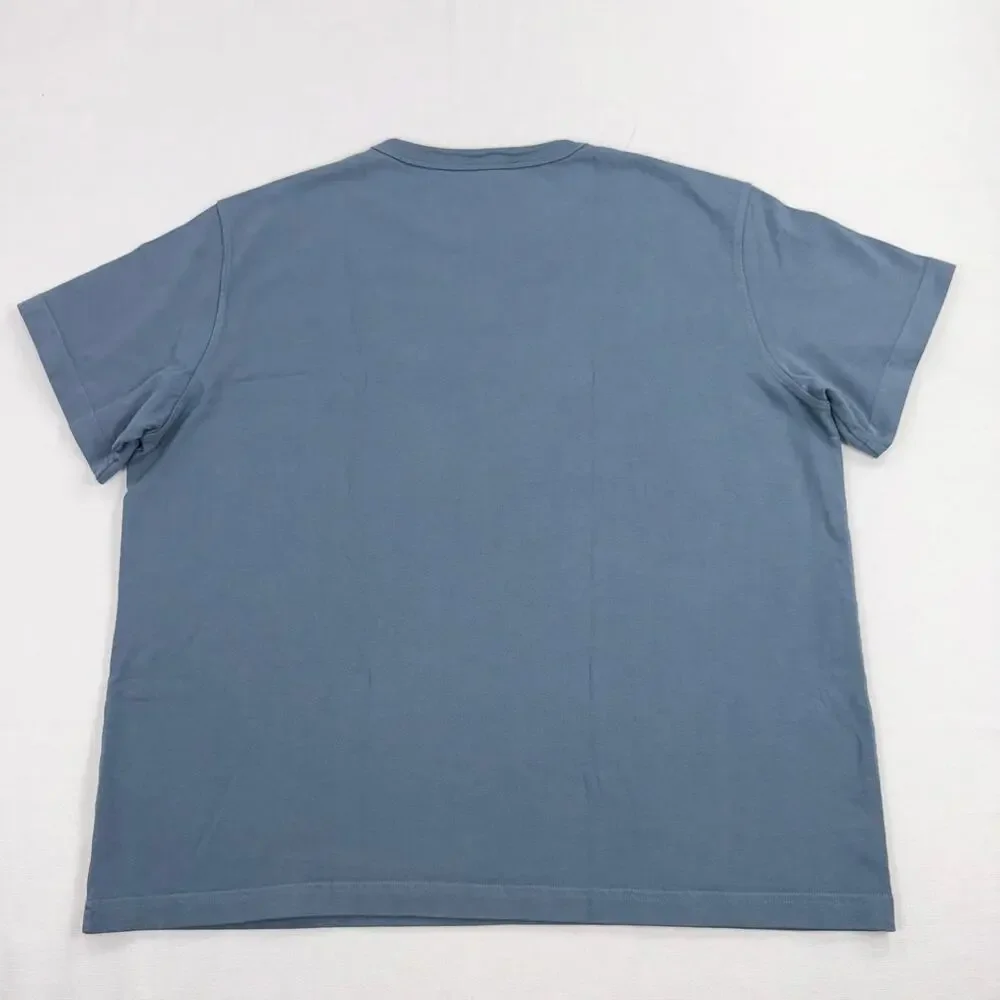 American Giant Everest Ultra Heavyweight Cotton Tee Shirt XL Blue - Picture 4 of 11